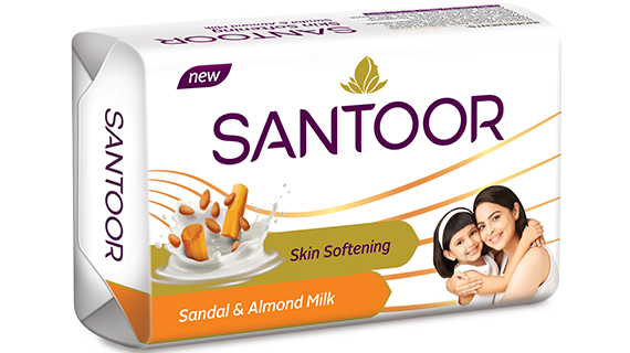 Santoor Almond Soft